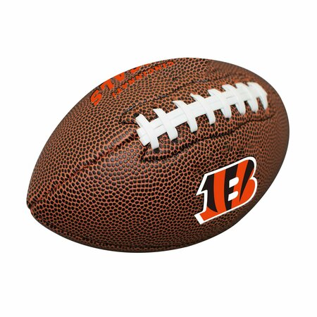 LOGO BRANDS Cincinnati Bengals Mini Size Composite Football 607-93MC-1
